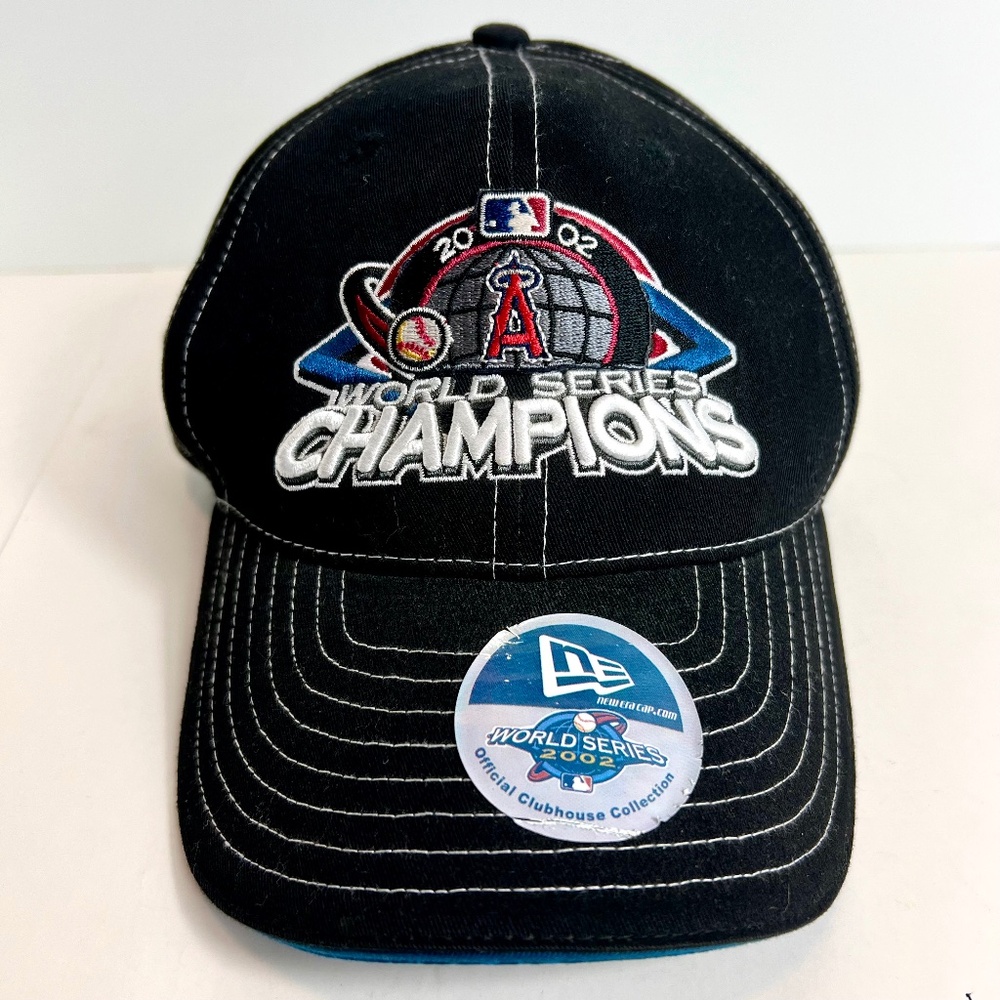 Vintage 2002 Anaheim Angels World Series Champions Official Clubhouse Hat Cap